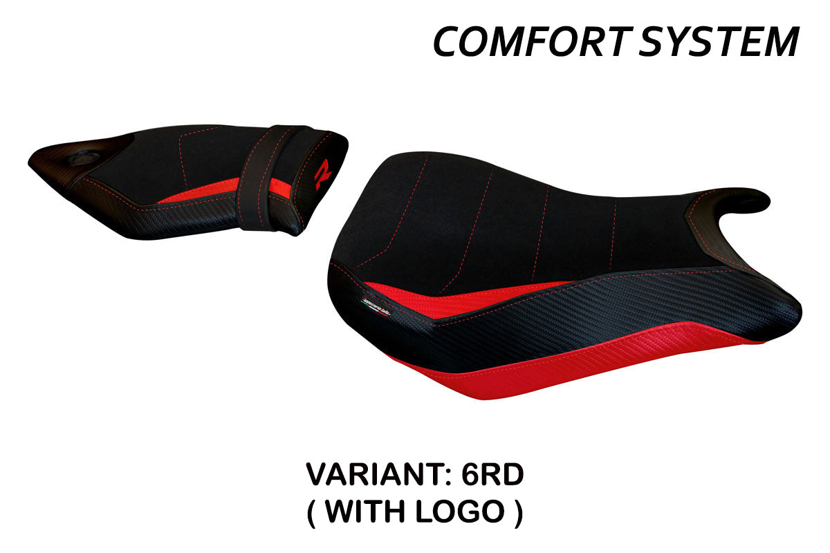 BMW S1000R 2014-2020 Seat Cover Tappezzeria Italia TPZ Comfort in Red and Black
