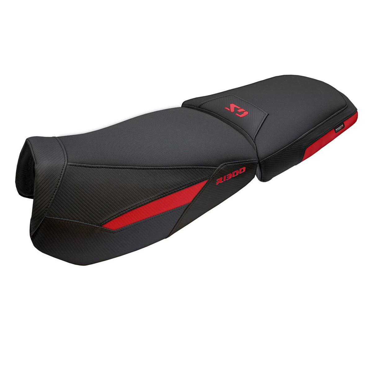 Funda de asiento BMW R1300GS Adventure Trophy 2024-2025 Tappezzeria Italia TPZ Rojo Negro