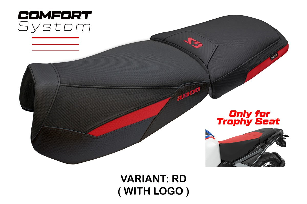 BMW R1300GS Adventure Trophy 2024-2026 Seat Cover Tappezzeria Italia TPZ Comfort Red