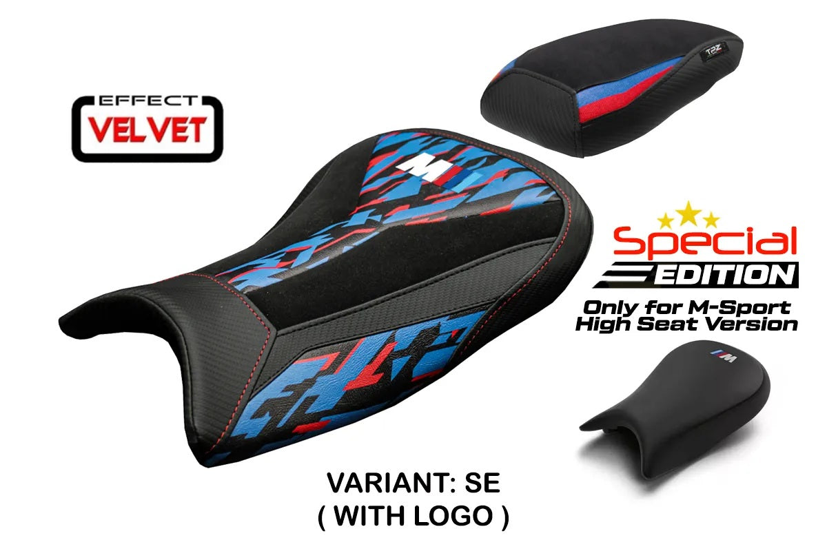 BMW S1000RR M-sport 2019-2026 Seat Cover TPZ Italia Velvet Special Edition