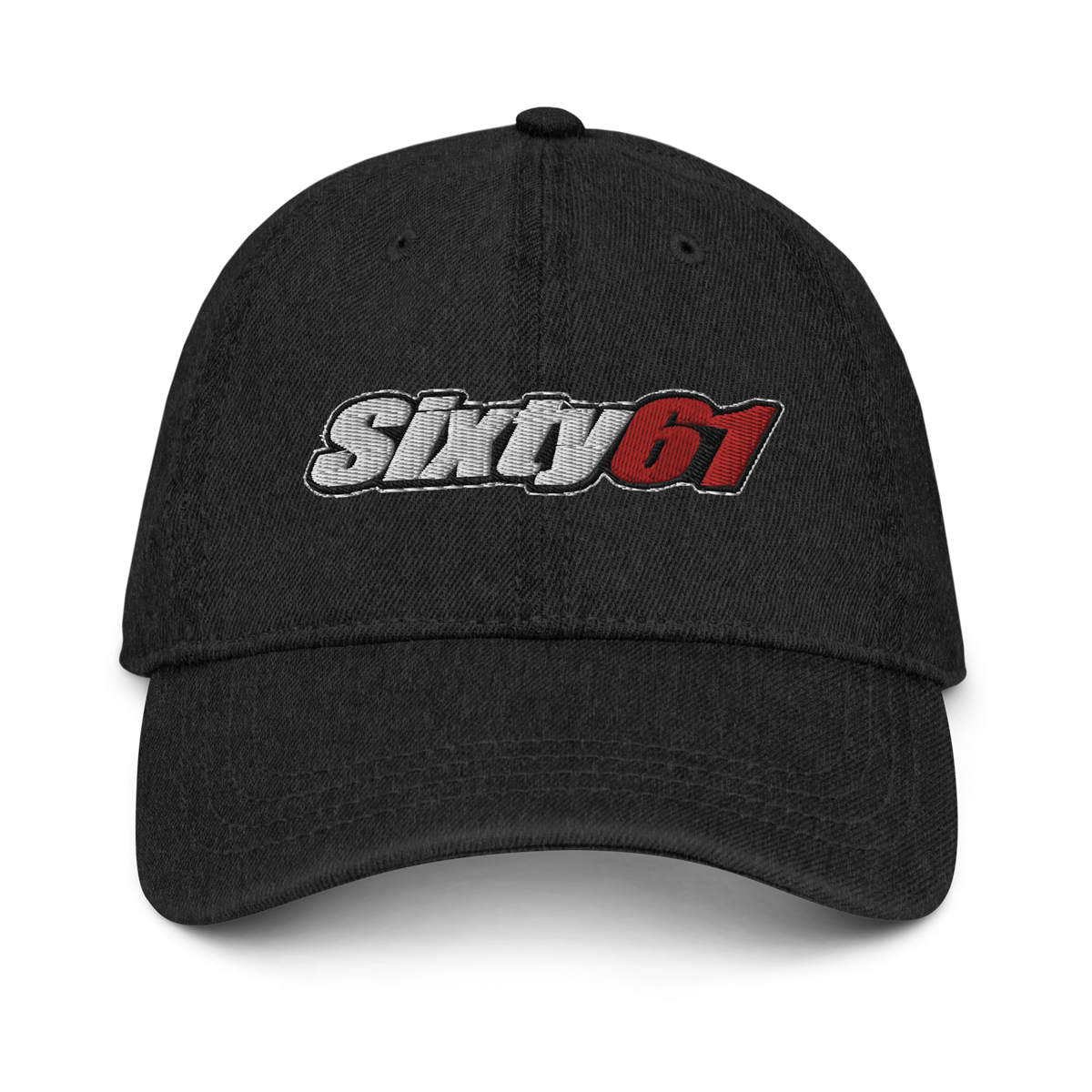 Sixty61 Black Denim Hat for Men and Women
