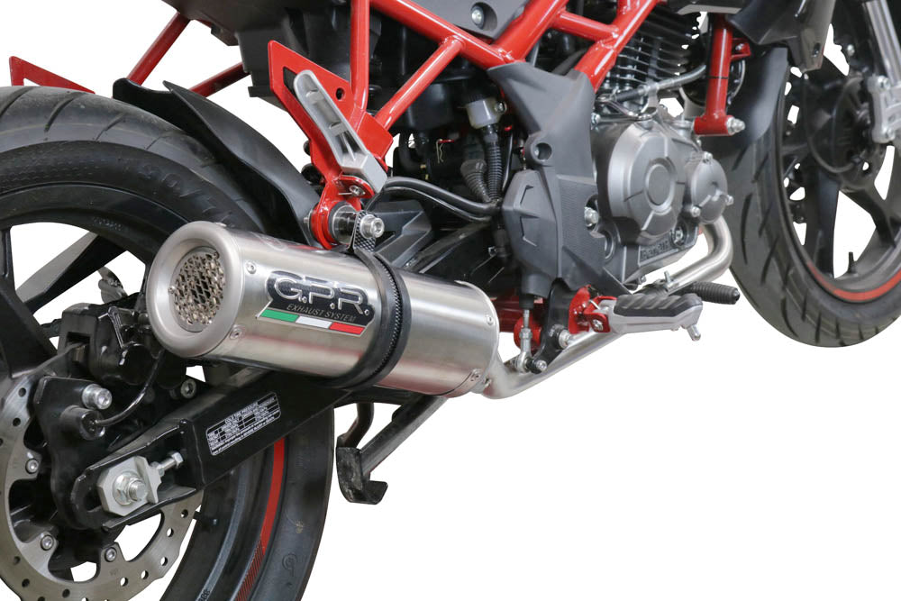 Benelli Bn 125 2018-2020 Exhaust GPR Full System M3 Inox
