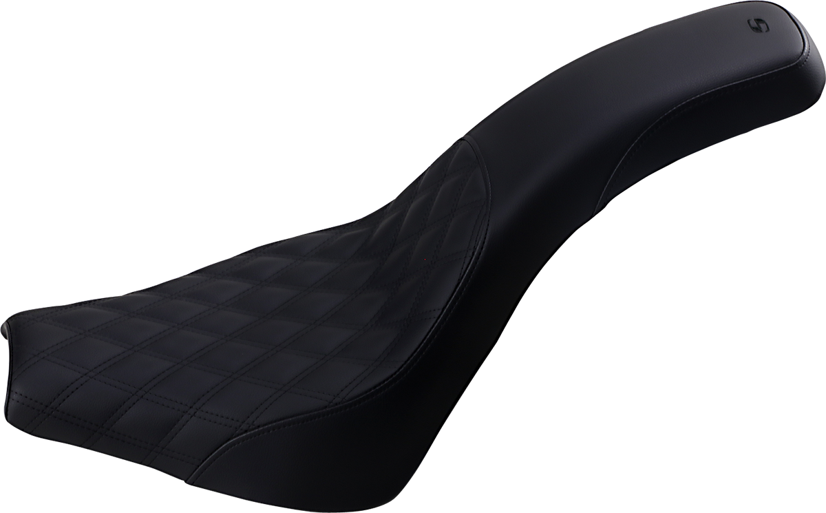 Asiento SADDLEMEN Profiler - Delantero enrejado/Trasero liso - Negro 818-30-149