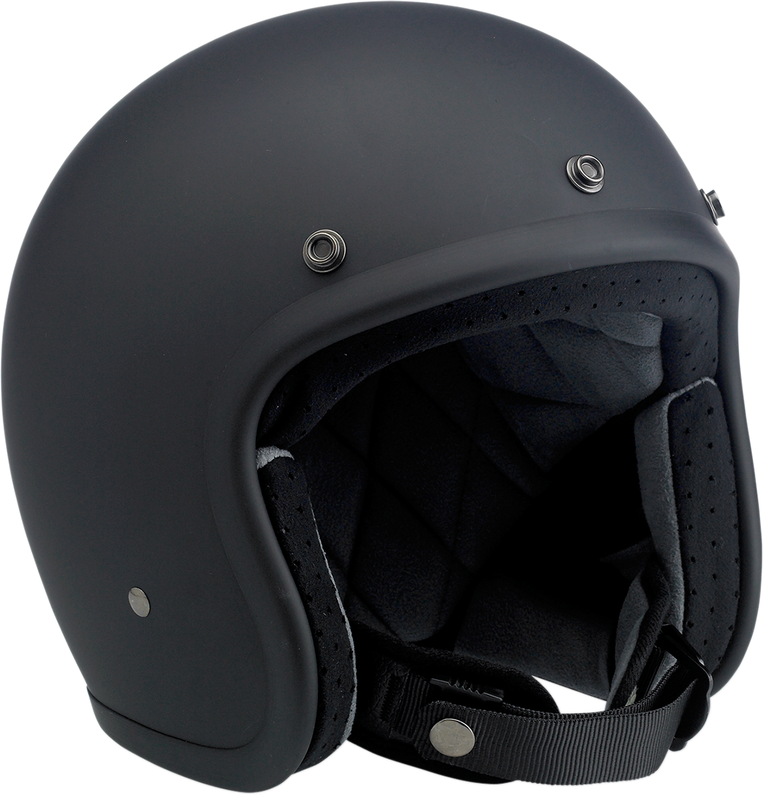 Casco BILTWELL Bonanza - Negro mate - Mediano 1001-201-203