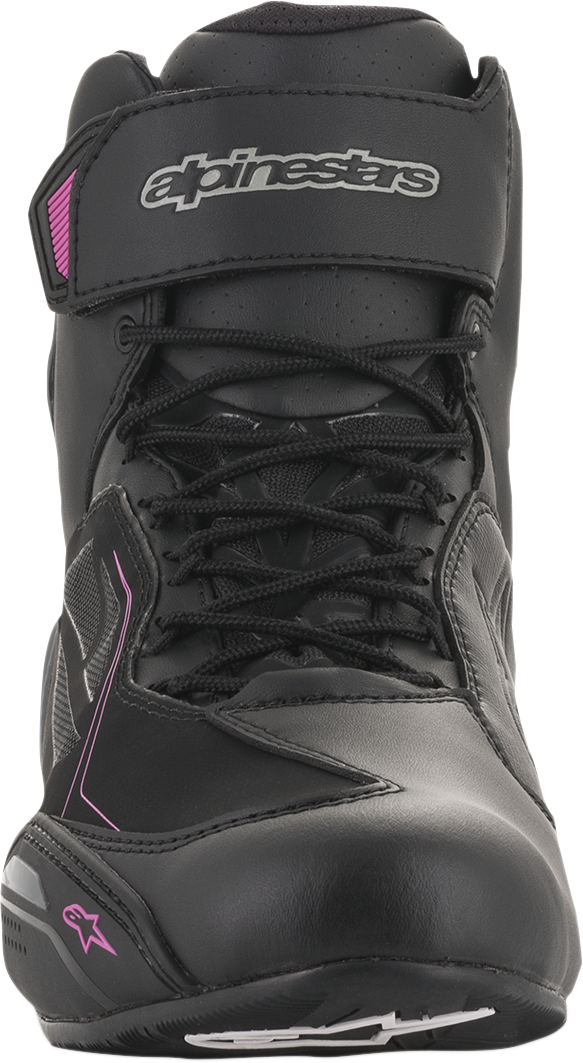Zapatillas ALPINESTARS Faster-3 Drystar® para mujer - Negro/Gris/Rosa - Talla 6 de EE. UU. 25409191139-6