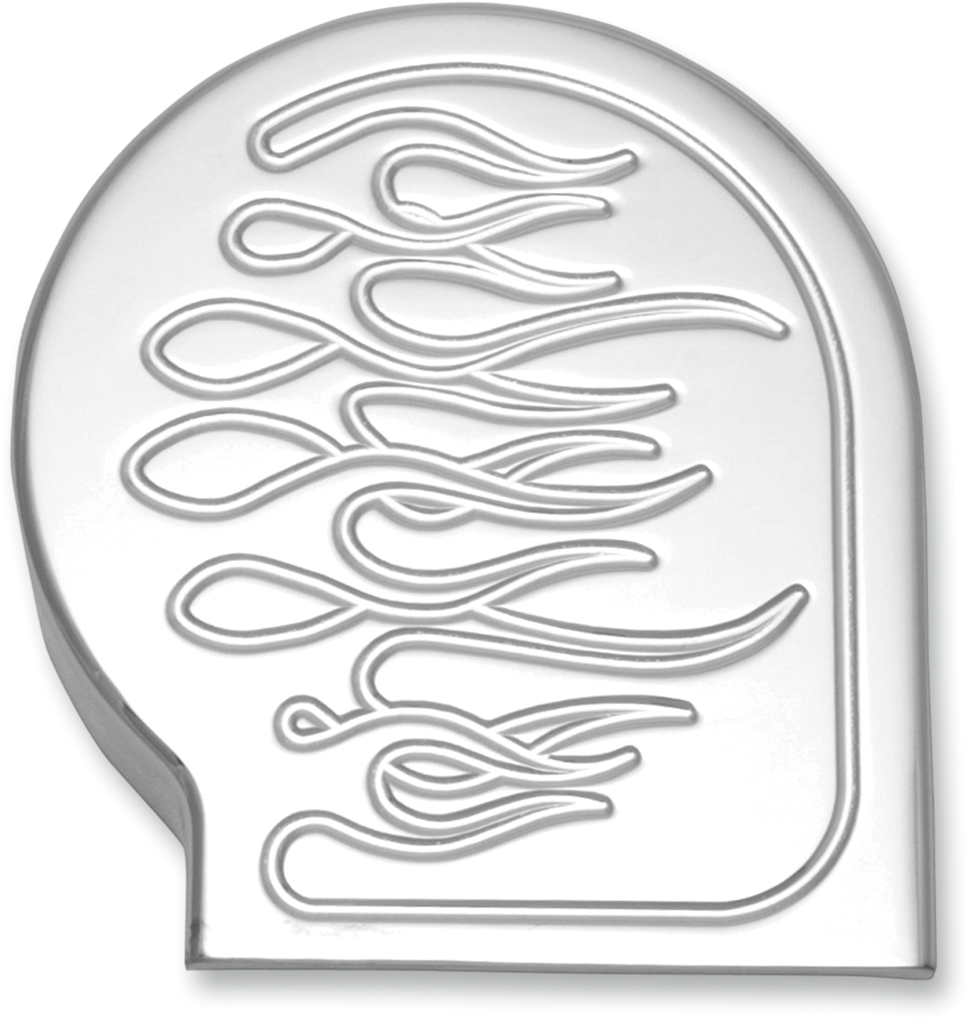 Cubierta de bocina BARON - Delantera - Llama BA-7821RDF