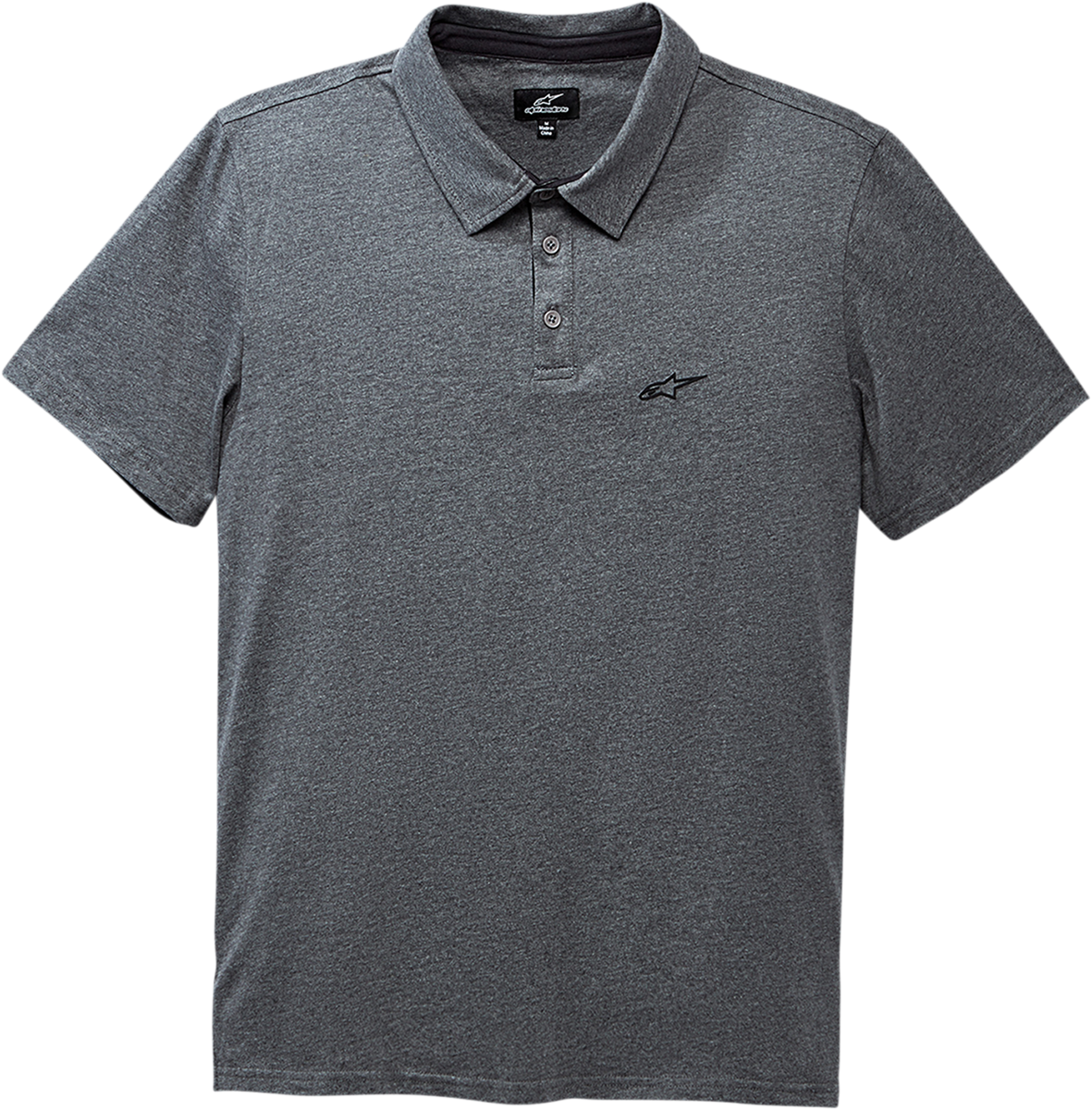 Polo ALPINESTARS Eternal - Gris carbón jaspeado - Talla mediana 101841004191BM