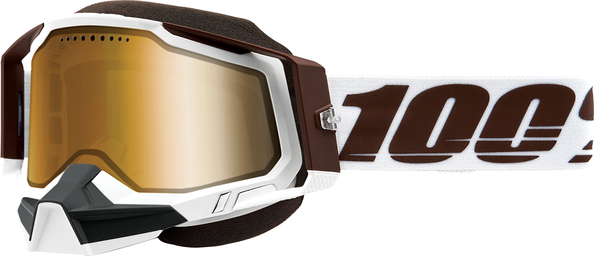 Gafas de nieve 100% Racecraft 2 - Snowbird - Plata brillante 50012-00005