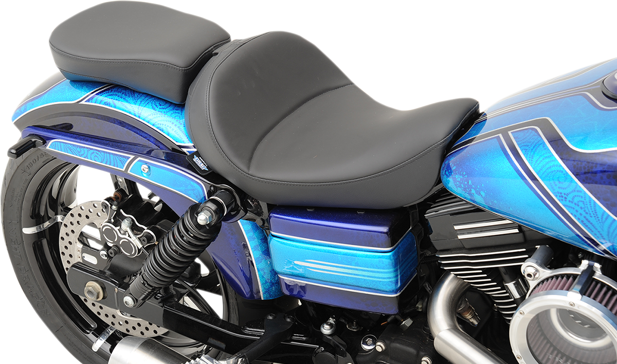 Asiento individual DRAG SPECIALTIES - Costuras suaves - Respaldo del conductor - FXD USE P-PADS 08030342,0353 0803-0555