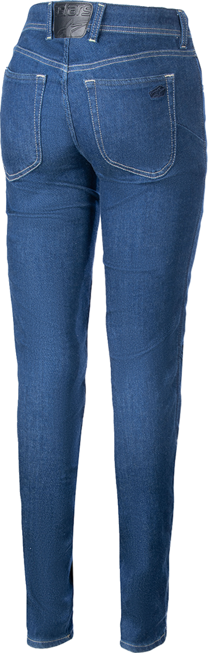 Pantalones vaqueros de equitación para mujer ALPINESTARS Daisy v3 - Azul enjuague - 32 3338524-7202-32