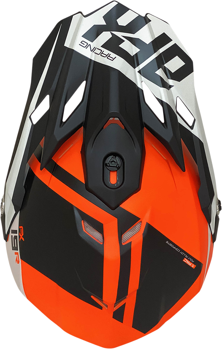Casco de moto AFX FX-19R - Racing - Naranja mate - Grande 0110-7085