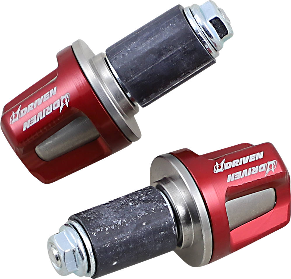 Extremos de manillar DRIVEN RACING - Revolt - Rojo DBEW-RE-RD