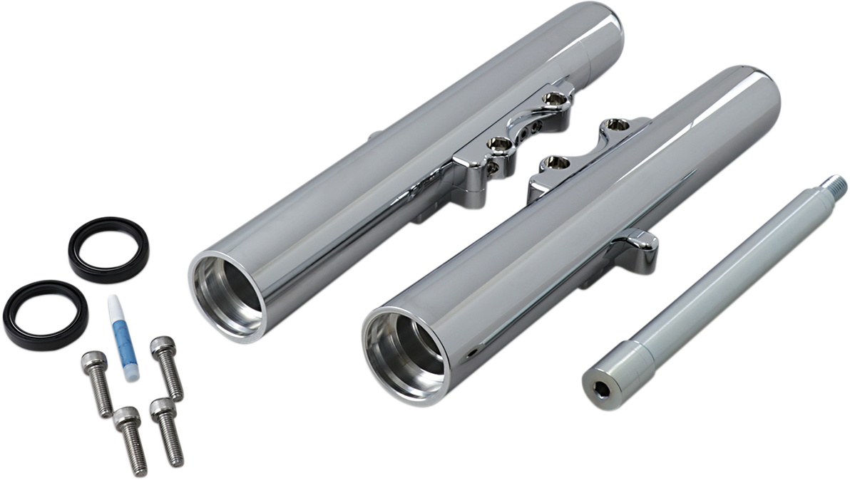 Patas de horquilla ARLEN NESS Hot Legs - Disco doble - Lisas - Cromadas - FLT 06-500 '08-'13