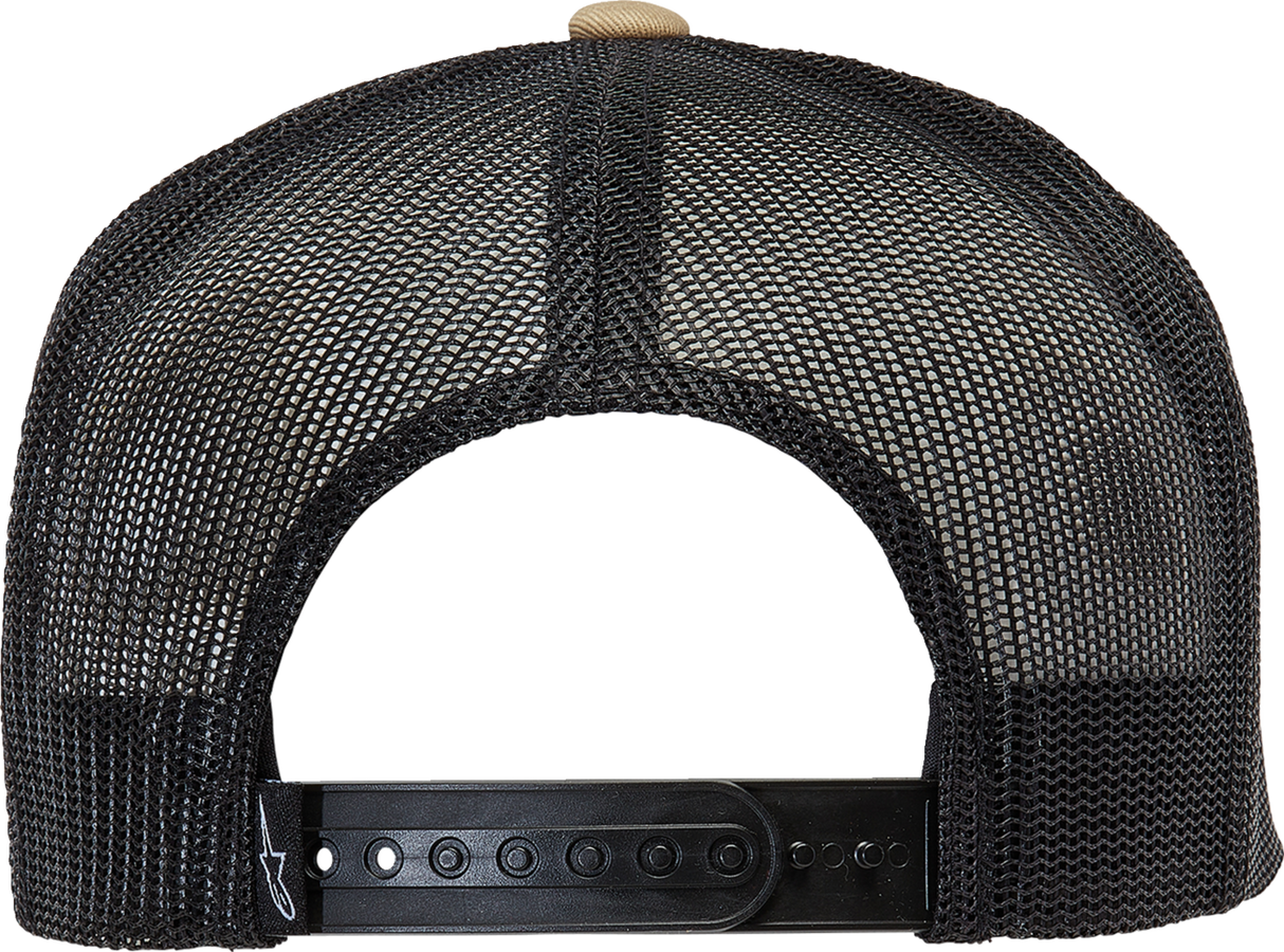 Gorra de camionero ALPINESTARS Corp - Arena/Negro - Talla única 1025810032310OS