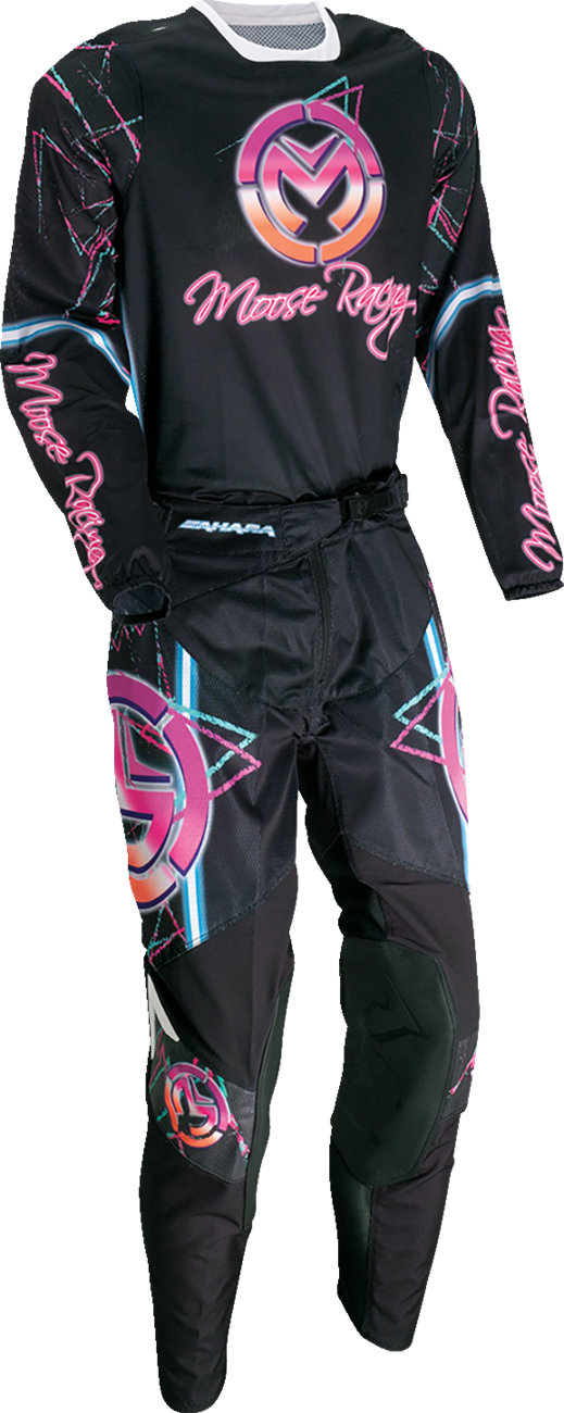 Pantalones Sahara de MOOSE RACING - Rosa/Negro - 36 2901-10751