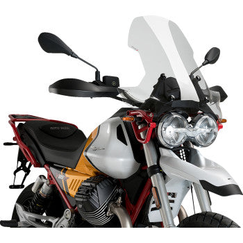 PUIG HI-TECH PARTS Touring Windscreen - 18-3/4" - Clear - Moto Guzzi V85 TT 2021-2023 21176W