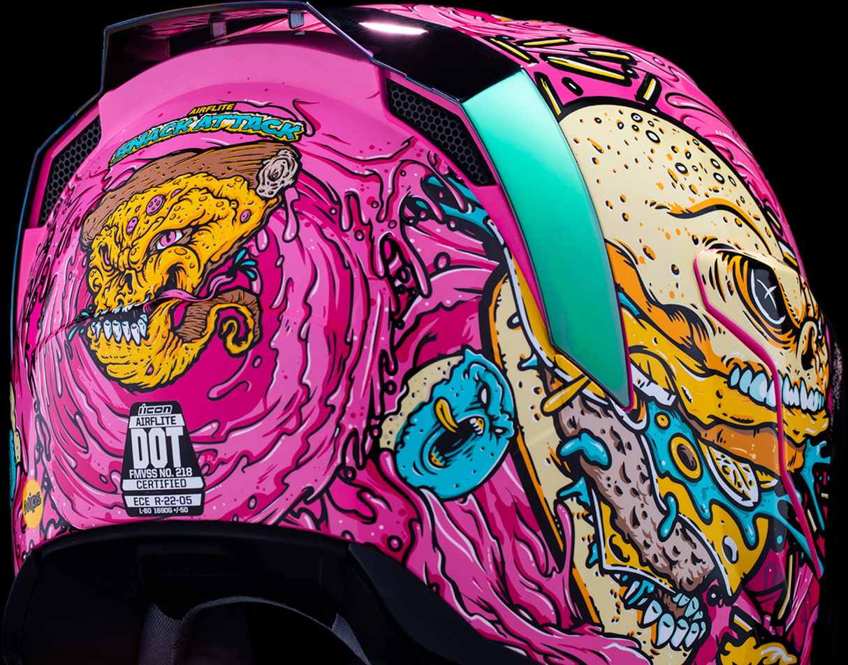 Casco ICON Airflite™ - Snack Attack - MIPS® - Rosa - 2XL 0101-16932