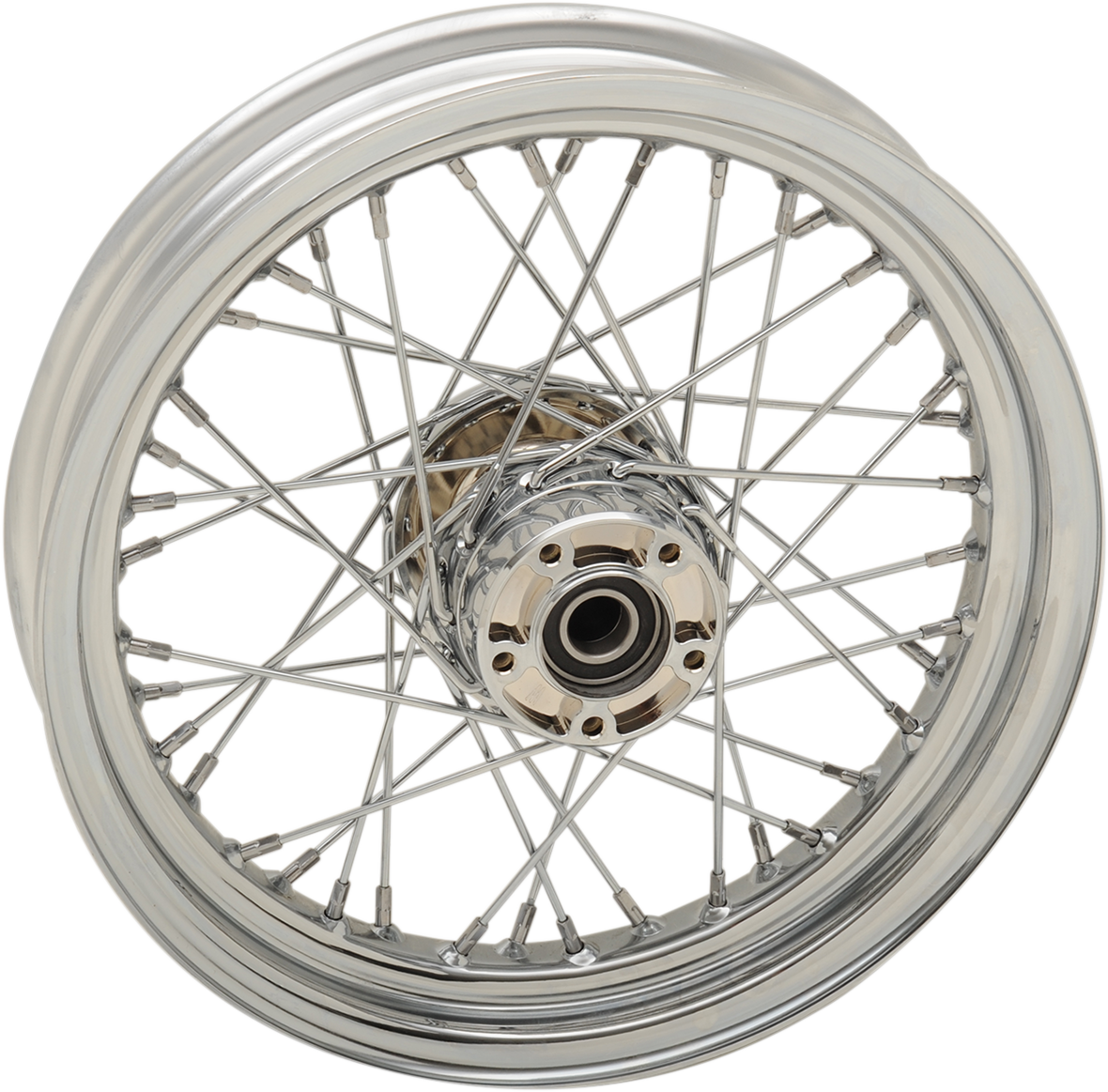 Rueda delantera DRAG SPECIALTIES - Disco doble/Sin ABS - Cromada - 16"x3.00" - ' 08+ FLT 64416A