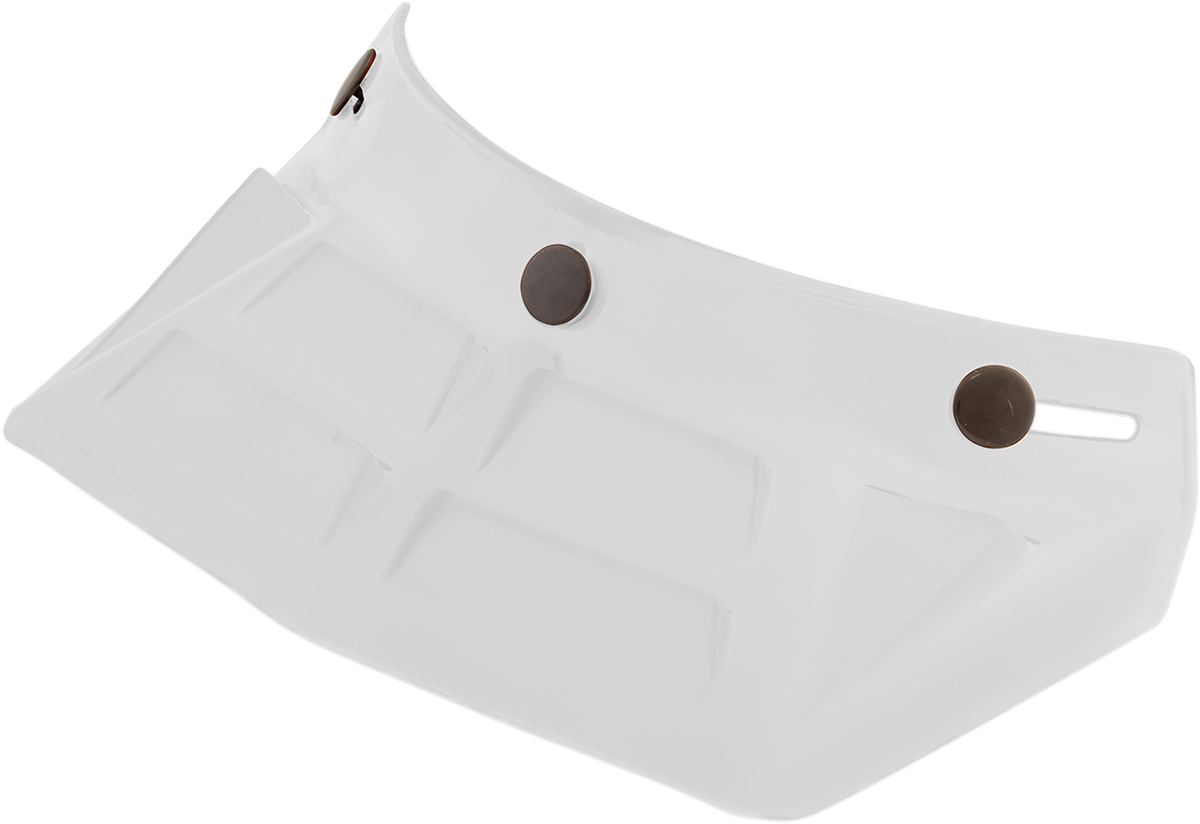 Visera AFX Vintage de 3 broches y 6 ventilaciones, blanco brillante 0132-1028