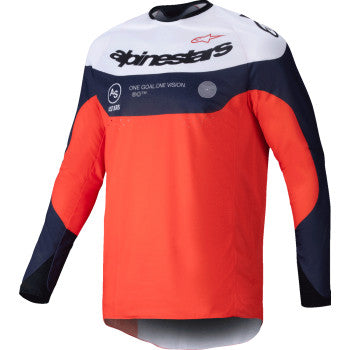 ALPINESTARS Pro-Dura Jersey - Navy/Orange/White - Large 3760125-7162-L