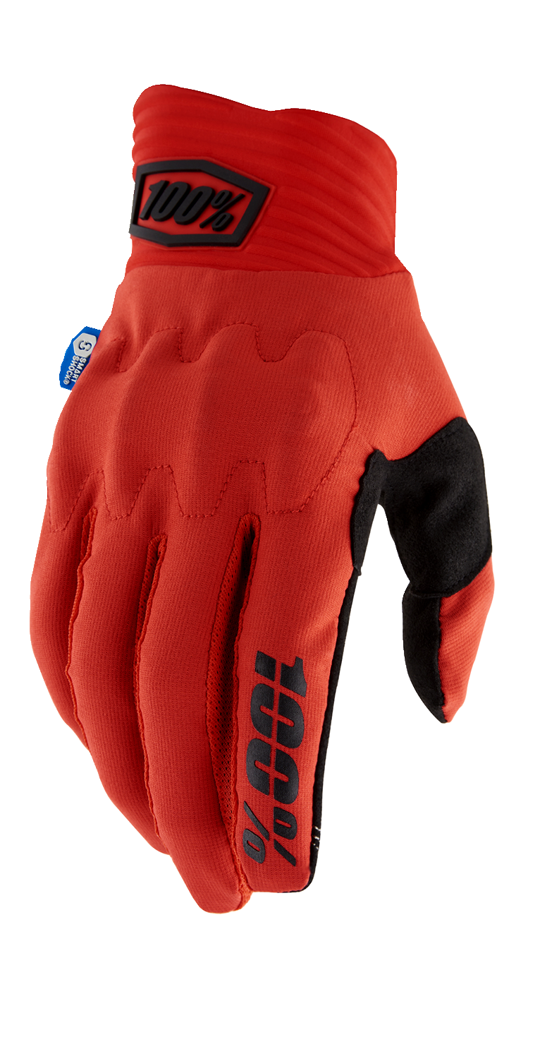 Guantes 100% Cognito Smart Shock - Rojo - 2XL 10014-00049