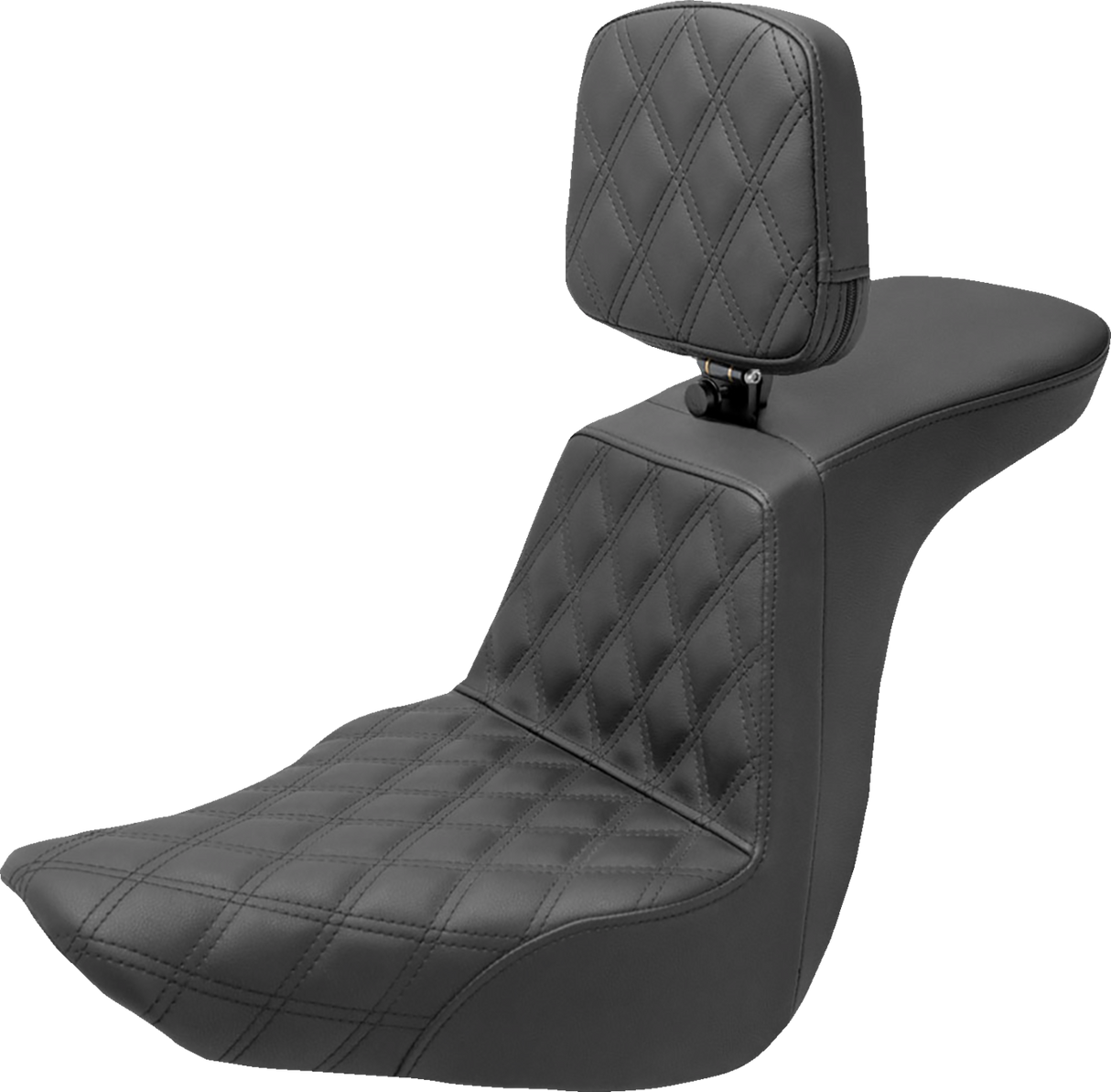 Asiento SADDLEMEN Tour Step Up - Respaldo del piloto - Costura de celosía delantera - FLSB/FXLR '18-'22 818-29-192BR