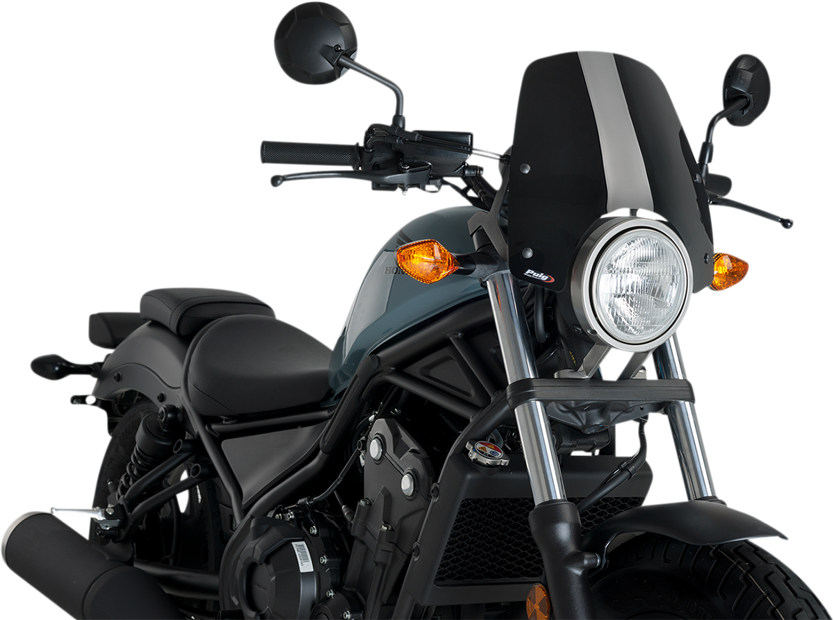 Cúpula PUIG HI-TECH PARTS Nueva Generación - Negro - Rebel 3829N
