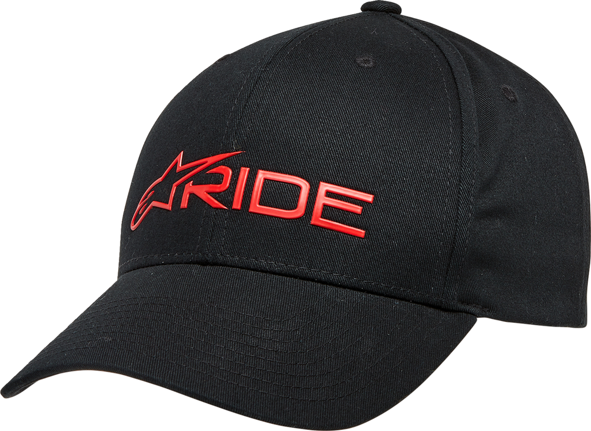 Gorra ALPINESTARS Ride 3.0 - Negro/Rojo - Talla única 1232-81030-1030