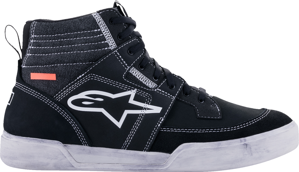 Zapatos ALPINESTARS Ageless - Negro/Blanco - Talla 12 de EE. UU. 2654922153112