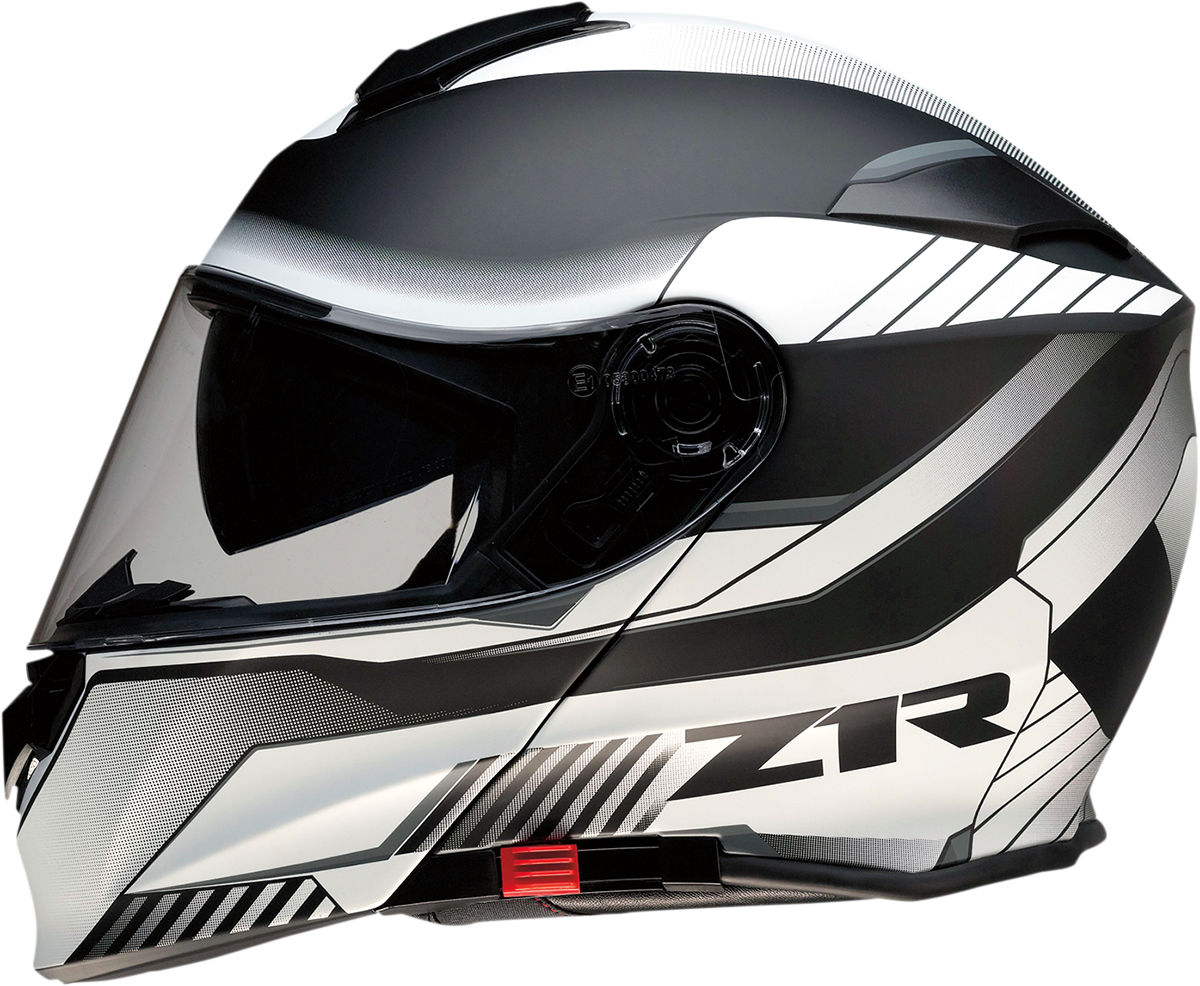 Casco de moto Z1R Solaris - Scythe - Blanco/Negro - XS 0100-2034