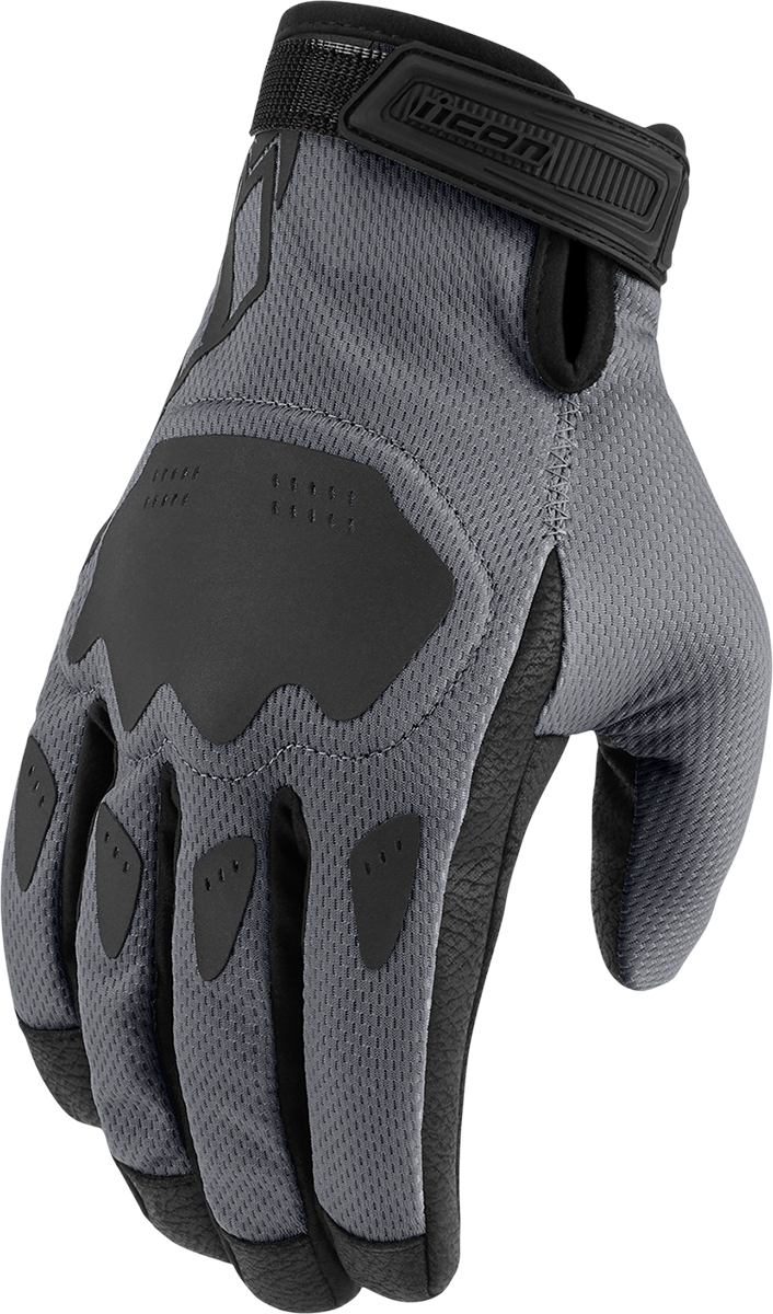 Guantes ICON Hooligan™ CE - Gris - Mediano 3301-4373