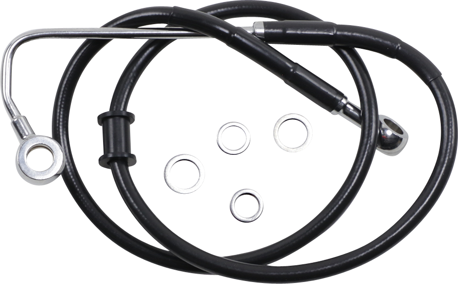 Línea de freno DRAG SPECIALTIES - Delantera (Superior) - Negra 618299-BLK