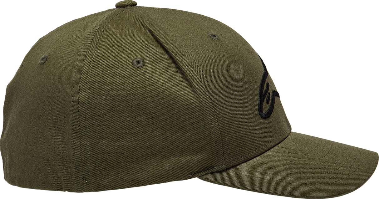 Gorra ALPINESTARS Ageless Curve - Militar/Negro - Talla pequeña/mediana 1017810106910SM