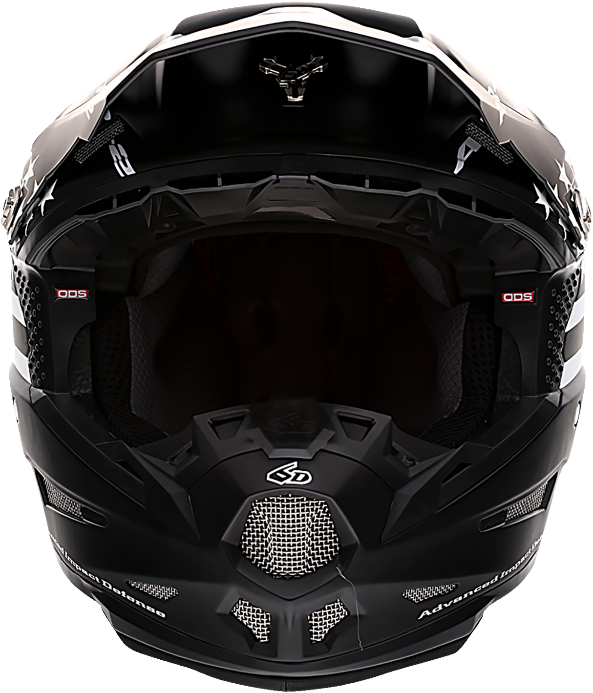 Casco de motocicleta 6D ATR-2 - Táctico - Negro - Talla M 12-3006