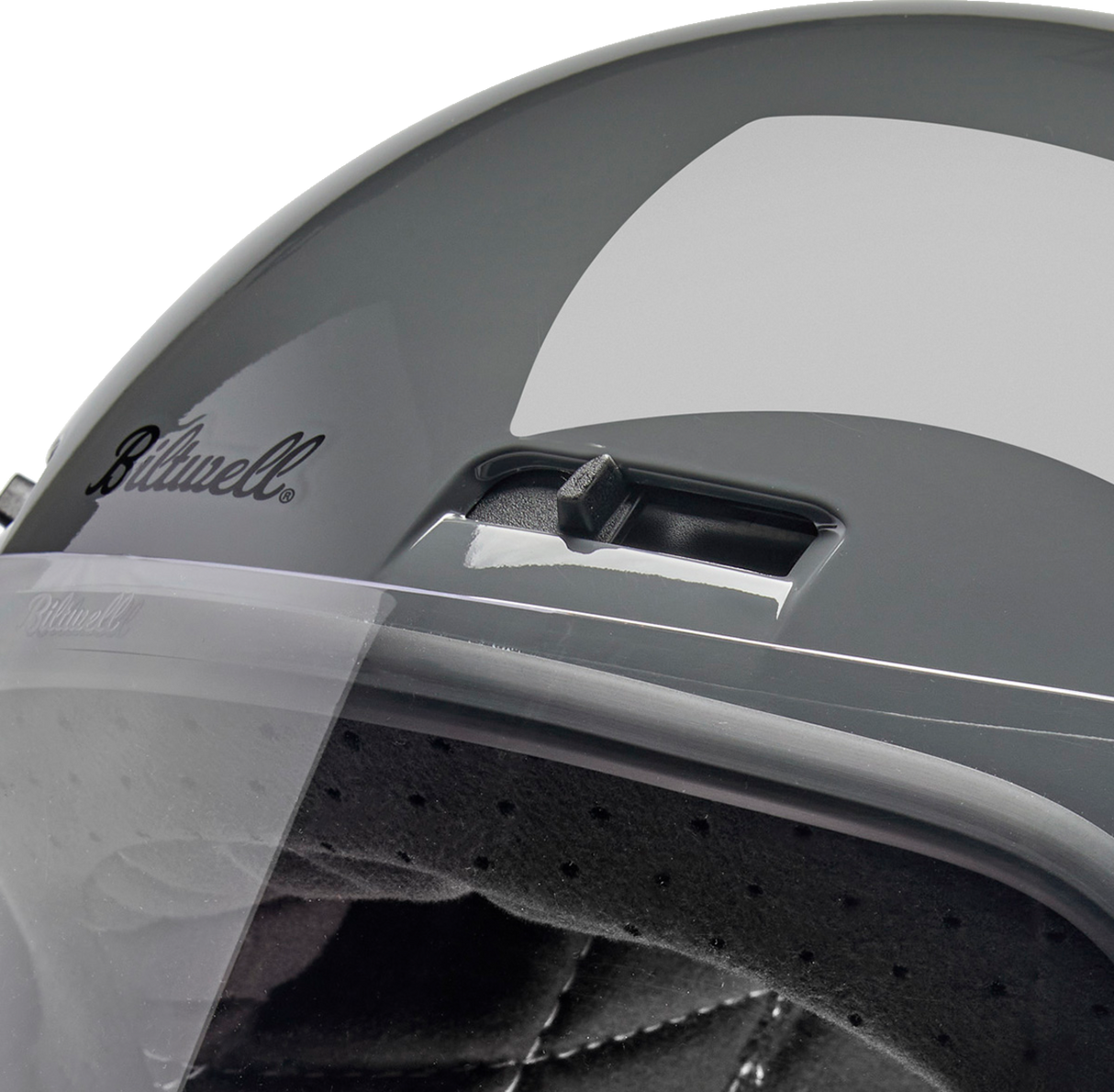 Casco BILTWELL Gringo SV - Gris tormenta brillante - Mediano 1006-109-503