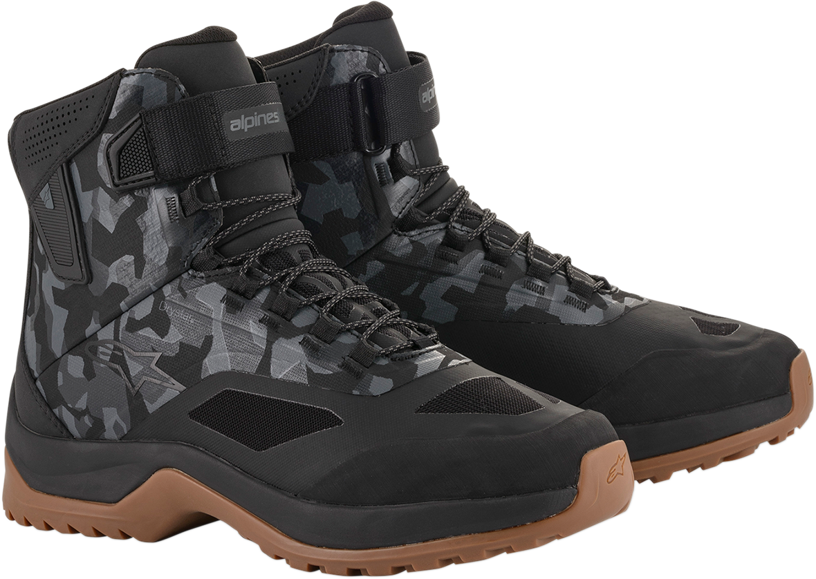 Zapatos ALPINESTARS CR-6 Drystar® - Negro/Gris/Gunmetal - US 14 2611020908414