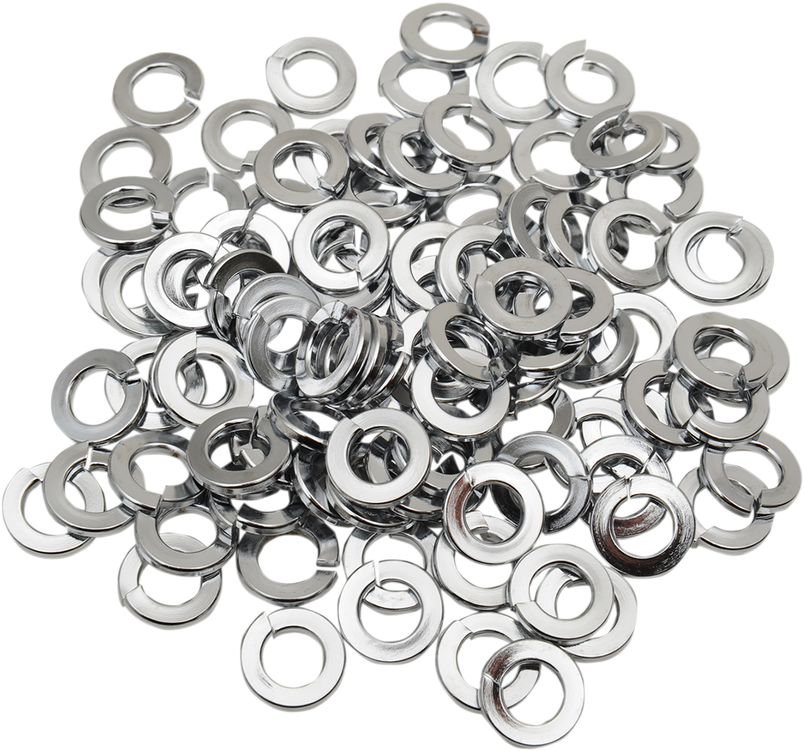 Arandelas de seguridad DRAG SPECIALTIES de 1/4" cromadas MPB171