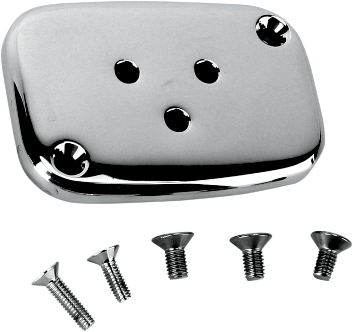 Tacómetro electrónico BARON Mini-Bullet con soporte de barra de 1" - Cromado - Cara blanca - 3-3/8" L x 2-5/16" D BA-7573-00