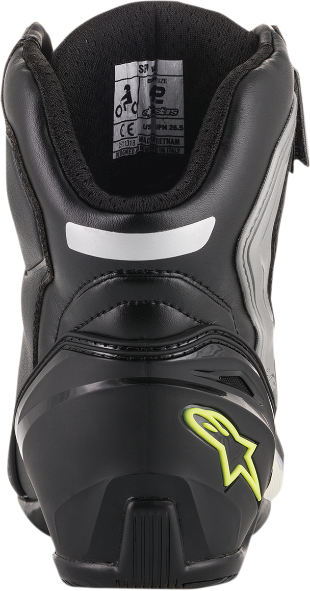 Zapatillas de montar ALPINESTARS SP-1 v2 - Negro/Plateado/Amarillo - Talla 6.5 EE. UU. / 40 UE 251101815940