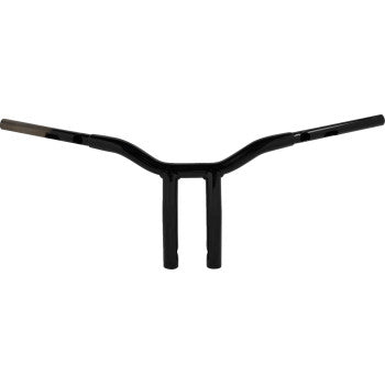 LA CHOPPERS Handlebar - One-Piece Kage Fighter - Pullback - 10" x 1-1/4" - Black Glide 2024 LA-7369-10B