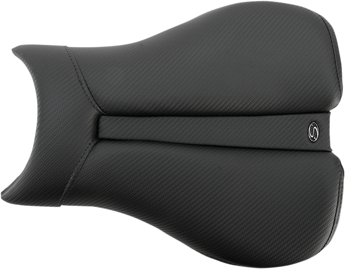 Asiento deportivo SADDLEMEN Gel Channel Track de fibra de carbono - Negro - Triumph 0810-T014