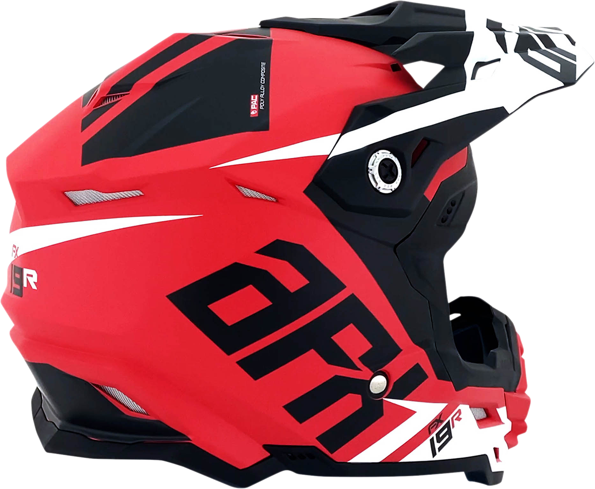 Casco de moto AFX FX-19R - Racing - Rojo mate - XL 0110-7066