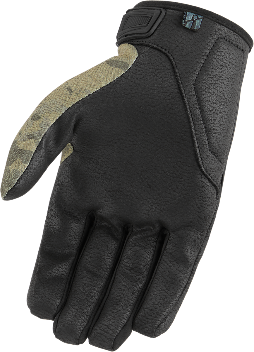 Guantes ICON Hooligan™ CE - Camuflaje tostado - Grandes 3301-4410
