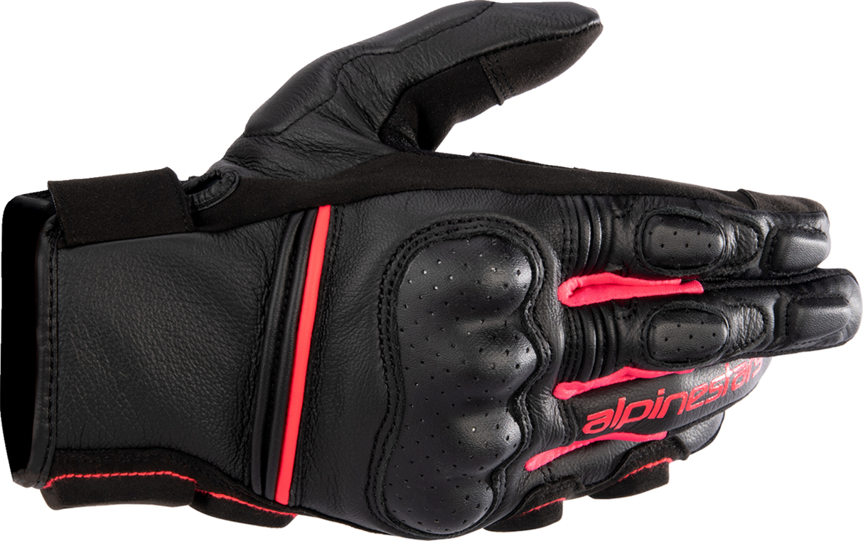 Guantes ALPINESTARS Stella Phenom para mujer - Negro/Rosa Diva - Grande 3591723-1839-L