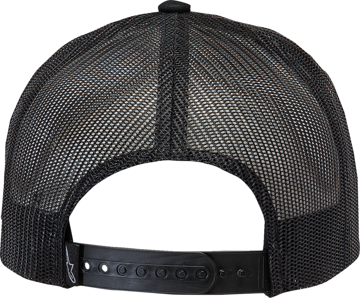 Gorra de camionero ALPINESTARS Delivery - Blanco/Negro - Talla única 1213810102010OS