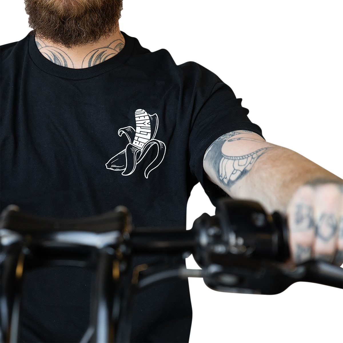 Camiseta BILTWELL Go Ape - Negra - Talla pequeña 8101-051-002