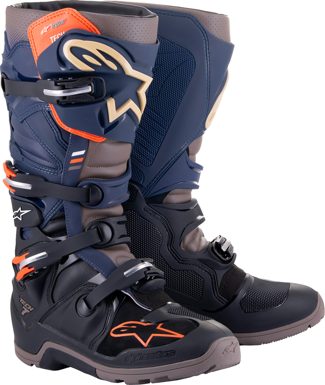 Botas ALPINESTARS Tech 7 Enduro Drystar® - Azul marino/gris - Talla 11 de EE. UU./45,5 de UE 2012620-1373-11