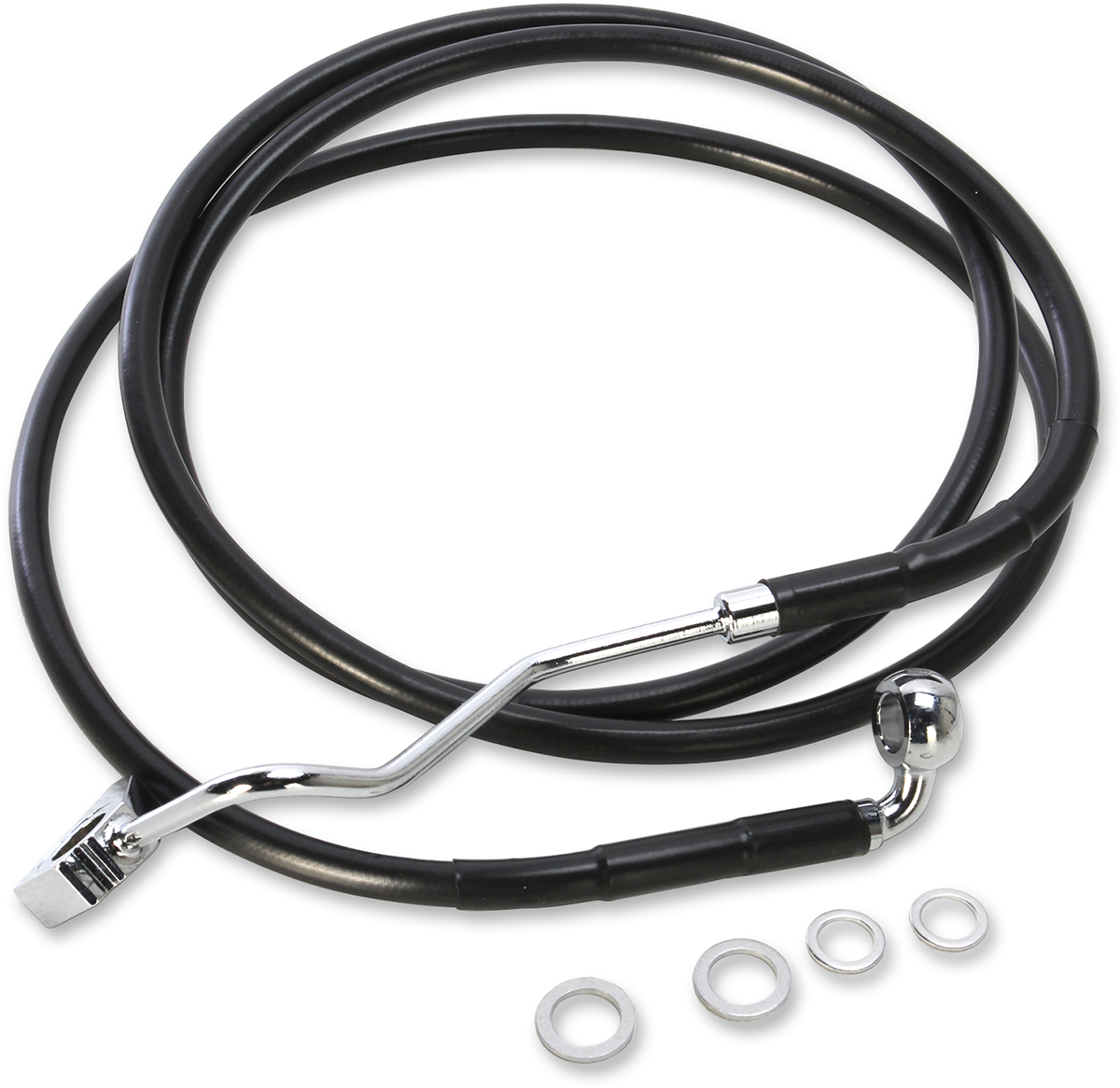 Línea de freno DRAG SPECIALTIES - Delantera - Negra - +6" 615220-6BLK