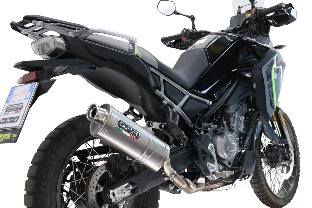 CF Moto 450 MT 2024-2026 Exhaust GPR Slip-on Dune Triovale Titanio - photo 3