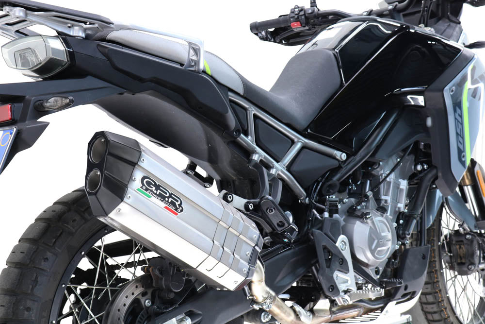 CF Moto 450 MT 2024-2026 Exhaust GPR Slip-on Hyper Sonic Titanium